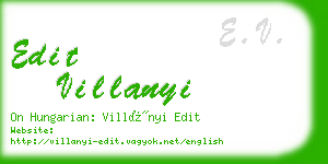 edit villanyi business card